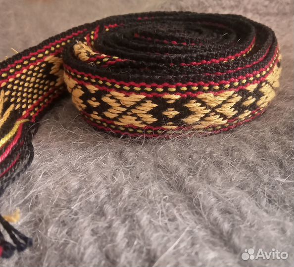 Тканый пояс фольклор