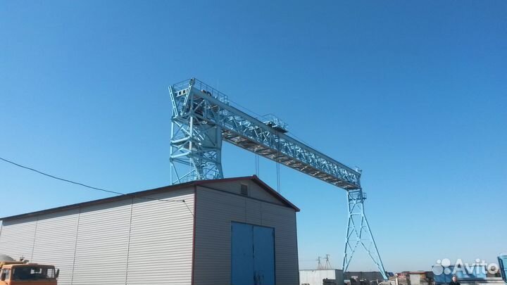 Козловой кран, перегрузчик хлыстов лт-32