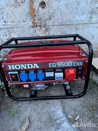 Бензогенератор Honda EG 5500 cxs