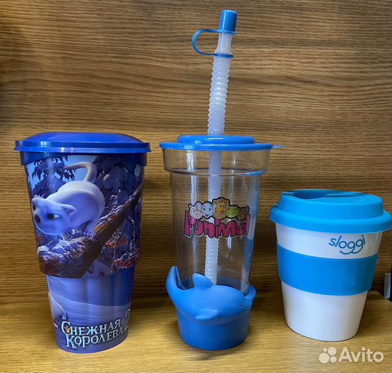 Стаканы с крышками