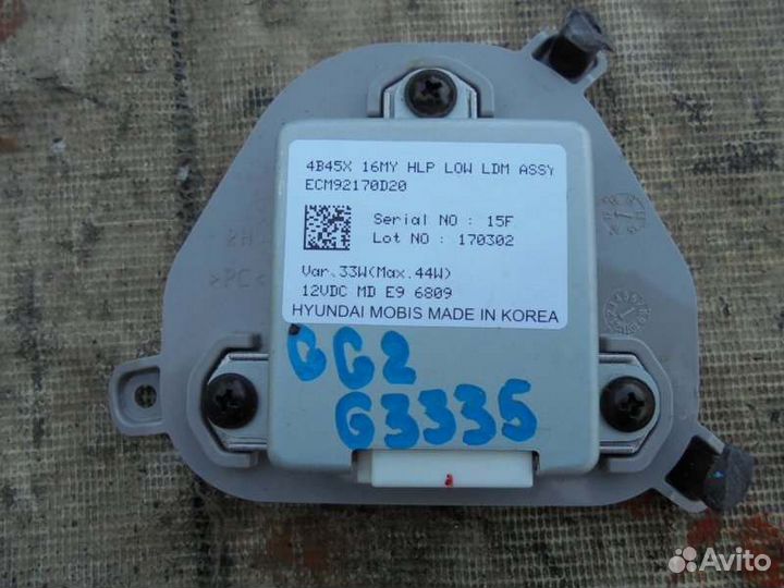 Блок розжига правый Mitsubishi Outlander GG2W 4B11