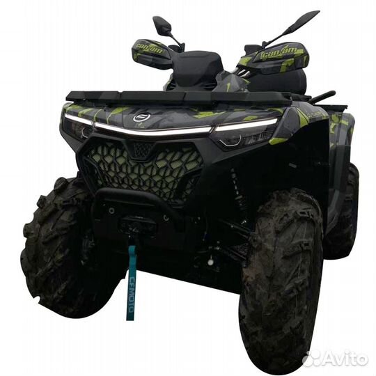 Пленка на фары и панель на Cforce 1000 new