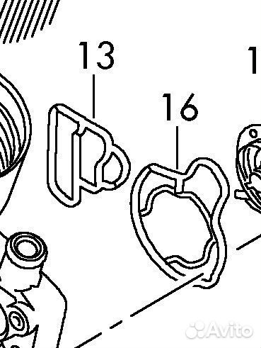 Комплект прокладок масл. стакана ajusa 77018900