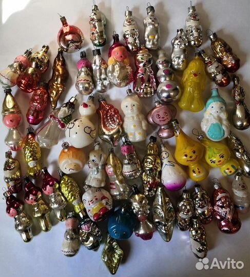 Елочные игрушки стекло