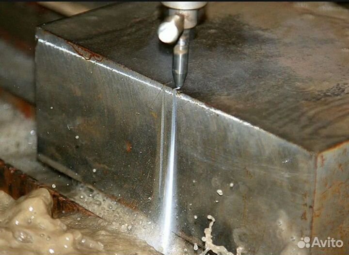 Гидрооброзивная резка металла