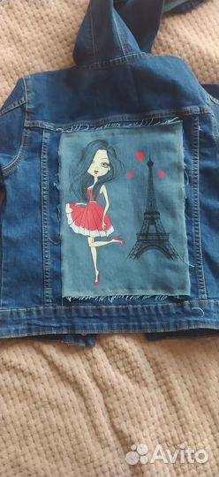 Стильная джинсовка для девочки