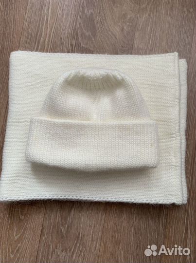 Женский шарф+шапка