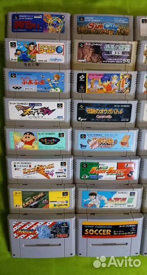 Super Famicom картриджи