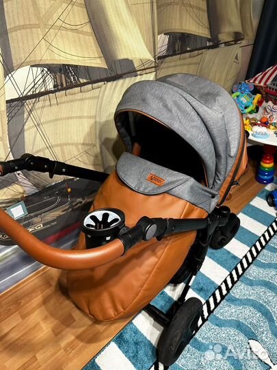 Коляска verdi orion 3 в 1 эко кожа
