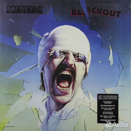 Виниловая пластинка Scorpions blackout (50TH anniv