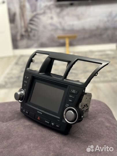 Штатная магнитола toyota highlander