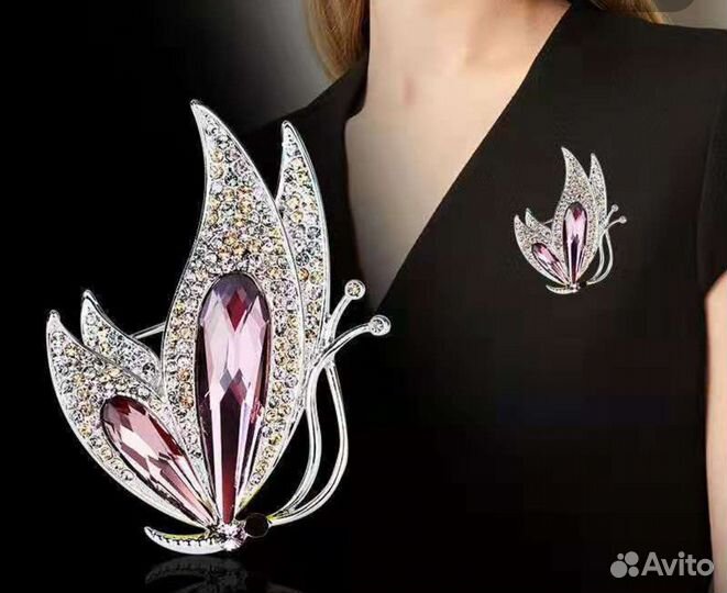 Винтажная брошь 