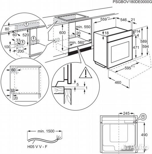 Духовой шкаф Electrolux koaas31WX