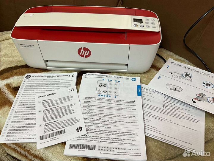 Принтер струйный hp deskjet 3788 цветной