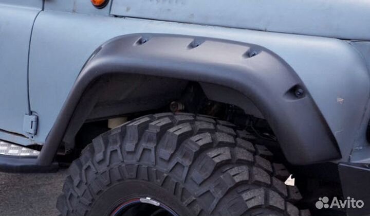 Силовые Расширители арок УАЗ Хантер. Отправка РФ