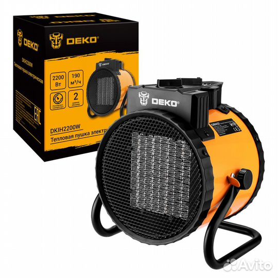 Тепловая пушка электрическая deko dkih2200W