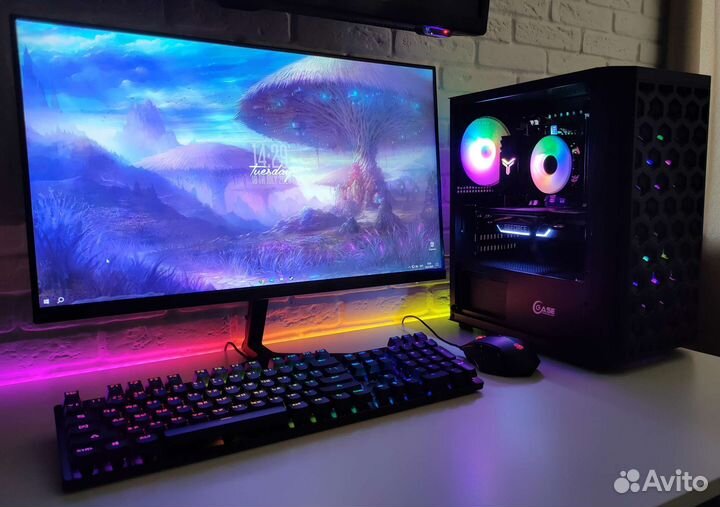 Пк игровой i7/gtx1660super/ssd m2 512гб/32гб озу