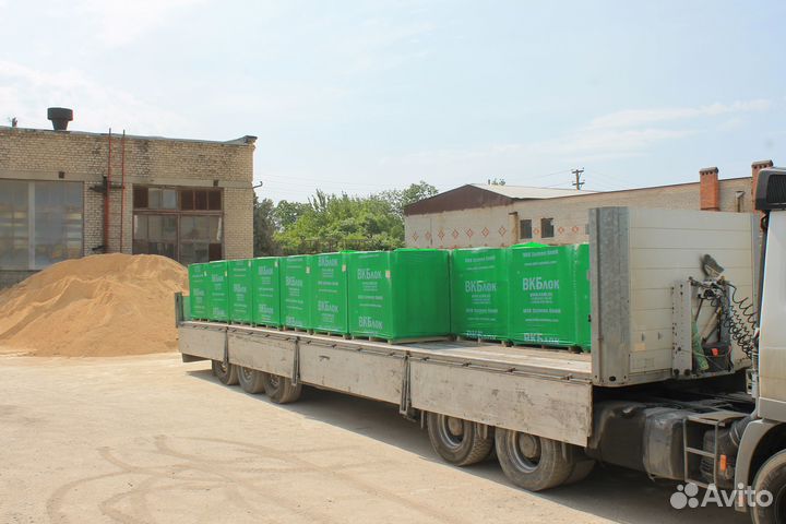 Стеновой блок 625*250*250