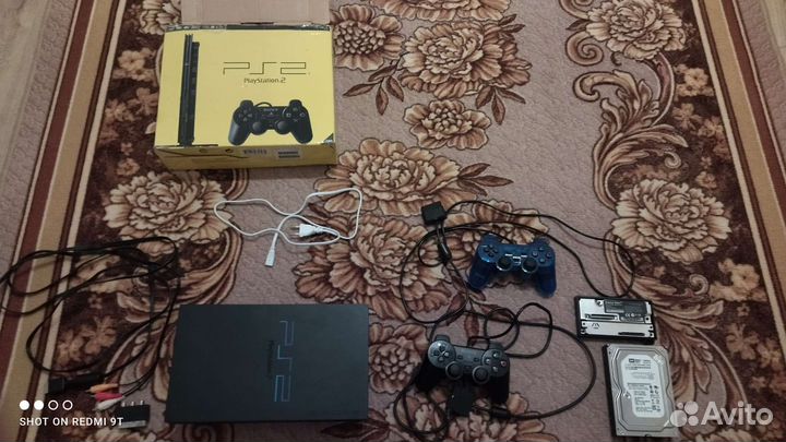 Sony playstation 2 fat (scph-50008) + SATA HDD