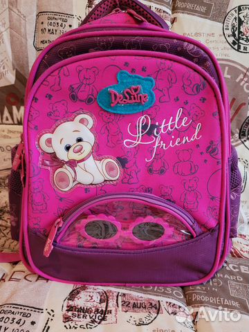 Рюкзак ранец для девочки 1 класс, детский