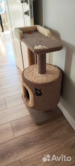 Когтеточка домик для кошки бу