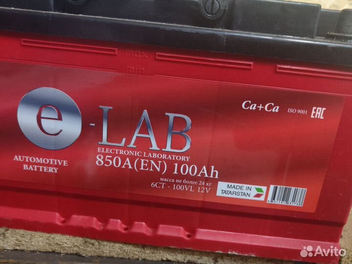 Продам АКБ новый 100а