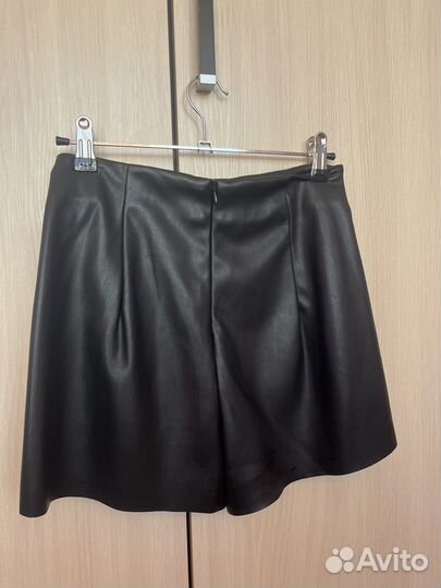 Шорты женские кожаные