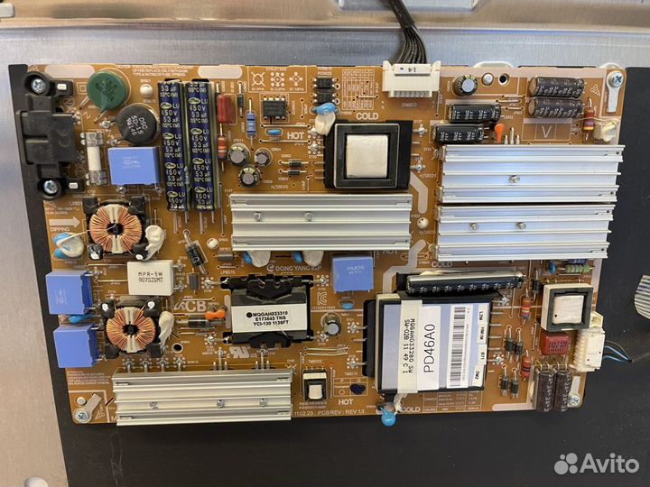 На разборе тв Samsung ue40d5800vw