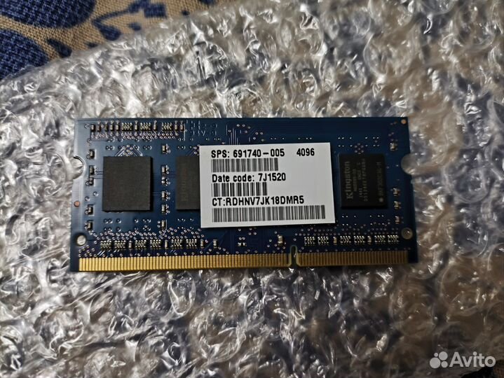 Оперативная память ddr3 4 gb для ноутбука