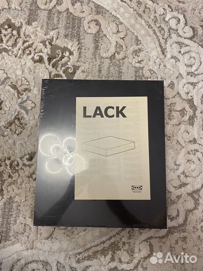 Полка IKEA lack черная