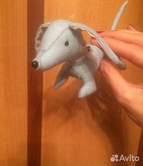 Собачка мягкая игрушка из ткани (+1 товар бесплат)