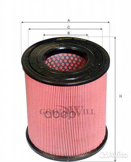 Фильтр воздушный nissan cabstar pickup 4.4D/4.6