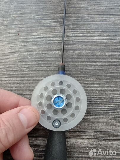 Зимнее авторское удилище ручной работы