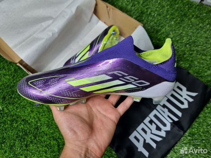 Бутсы Adidas f50 без шнурков