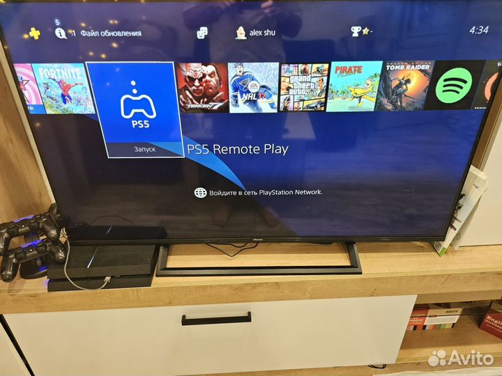 Playstation 4 500Gb Fat Black (CUH-1208A)