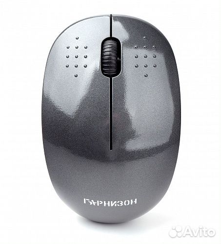 Мышь беспроводная Гарнизон GMW-440-1, серый, 1000