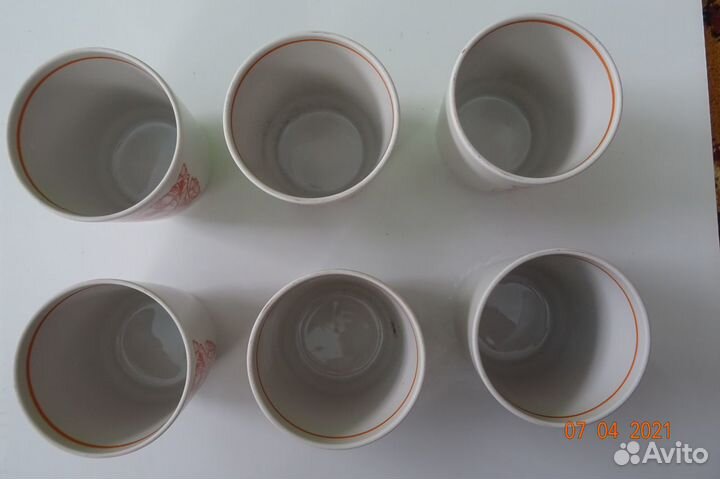 Кружка фарфоровая без ручки