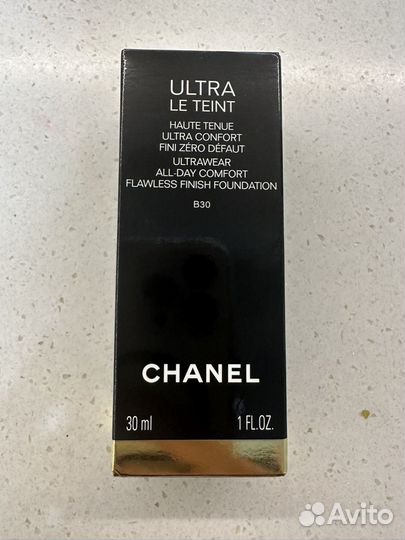 Тональный крем chanel ultra le teint тон в30 новый