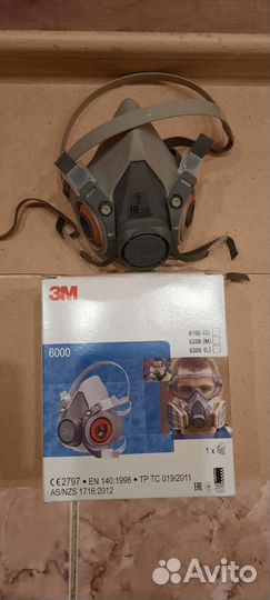 Полумаска 3м 6000