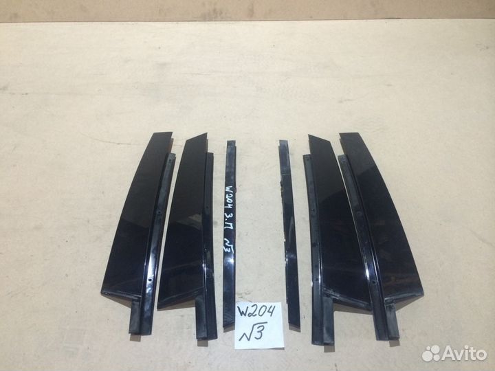 Накладки дверей наружние Mercedes C-class W204