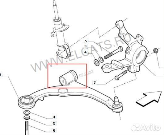 Сайлентблоки на Fiat