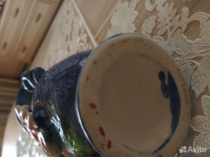 Вазочка фарфор ссср/Ваза цвет.стекло