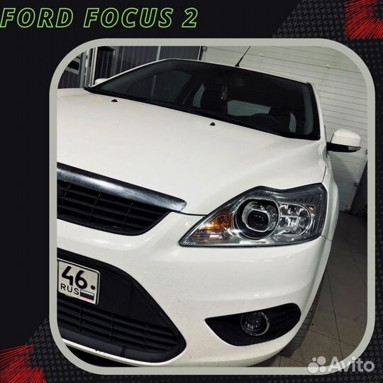 Светодиодные фары ford focus 2 07-11 Рест №01 M08