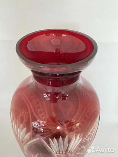 Ваза марганцевое стекло