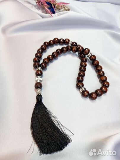 Православные деревянные четки 40 зерен 12 мм