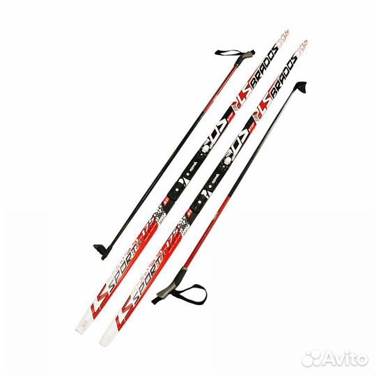 Комплект лыж с ботинками для школы