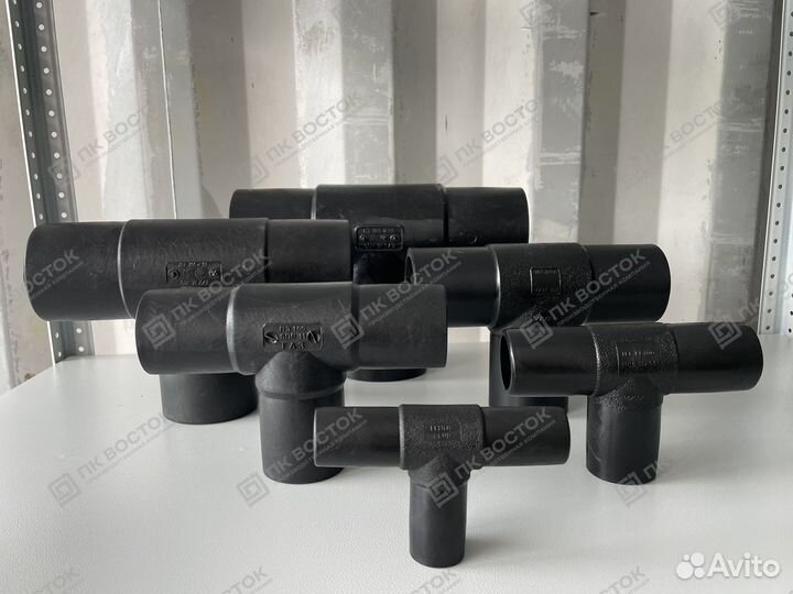 Тройник пнд пэ100 SDR11 d 125 литой равнопроходной