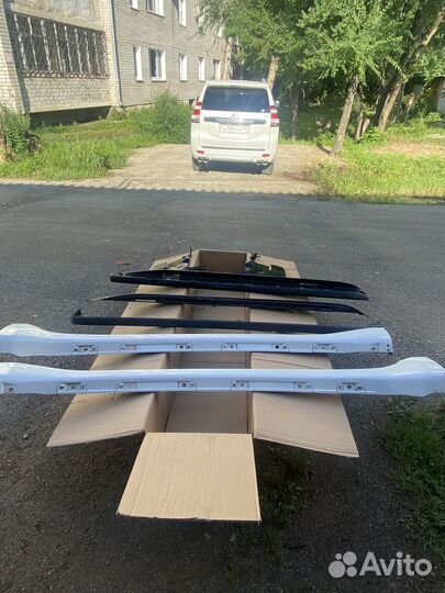 Пороги land cruser 150 оригинальные