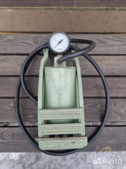 Насос ножной из СССР алюминиевый