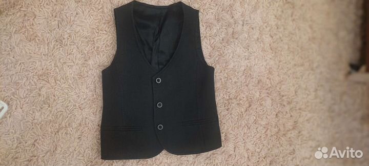 Школьная форма/жилет для девочки дека джинс